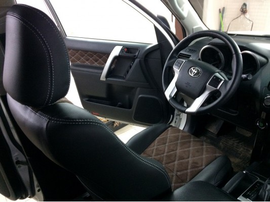 Каркасные авточехлы на Toyota Land Cruiser Prado 150 Каркасные авточехлы на Toyota Land Cruiser Prado 150